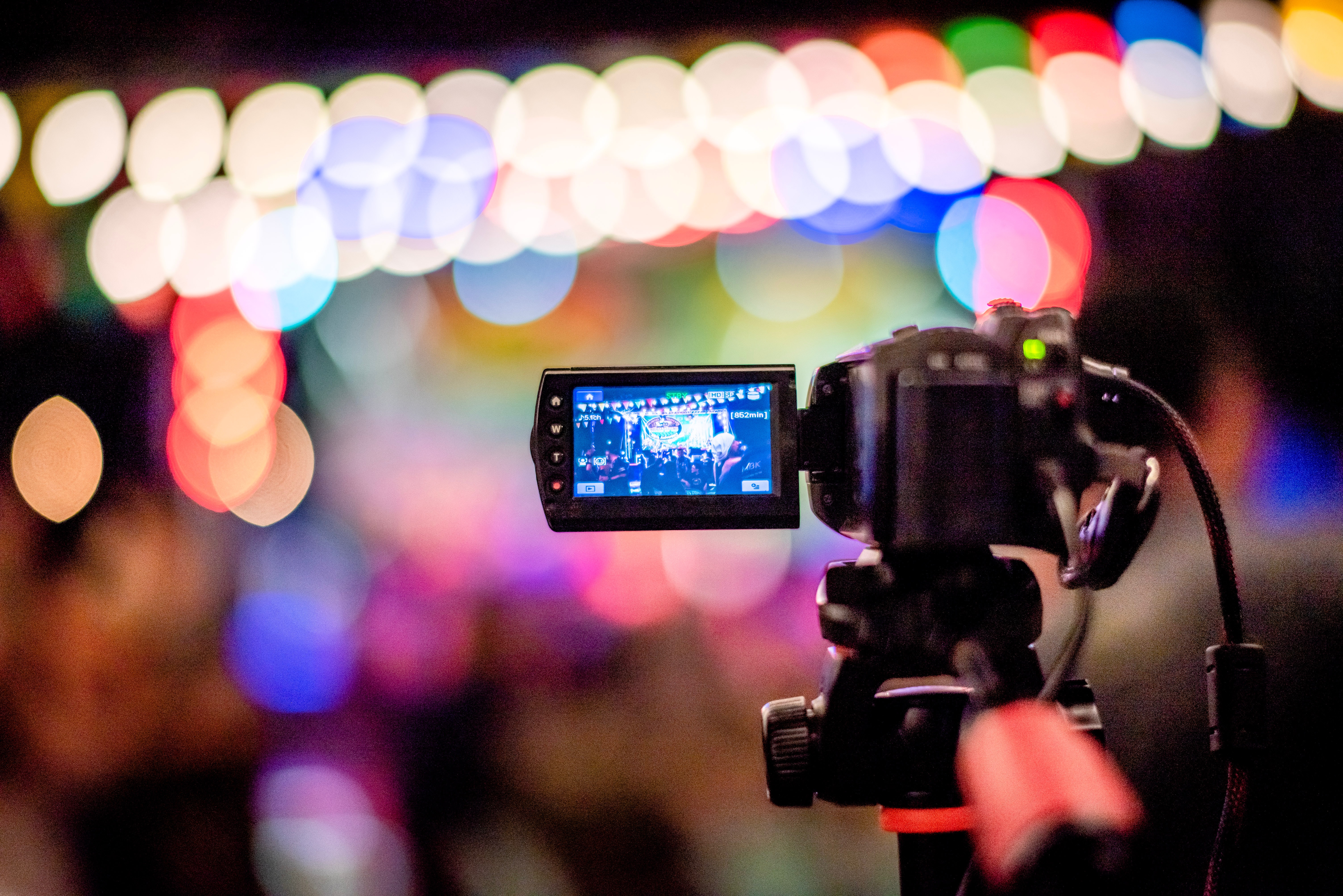 Video camera at the conference